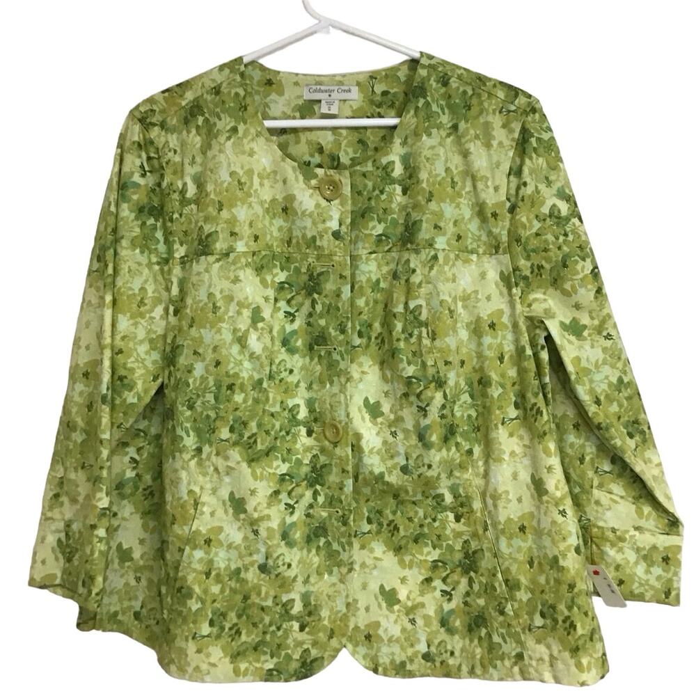 Coldwater Creek Green‎ Jacket Women's Size Extra Large